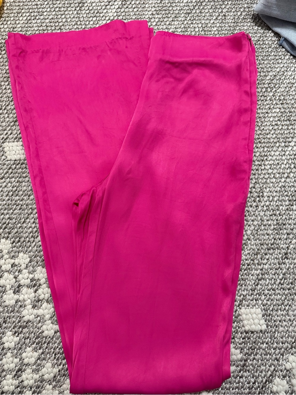 Zara Girls Bright Fuchsia Satin Pant